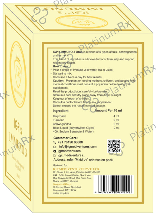 IGP Mediventures Immuno 3 Drop