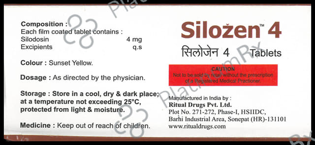 Silozen 4mg Tablet
