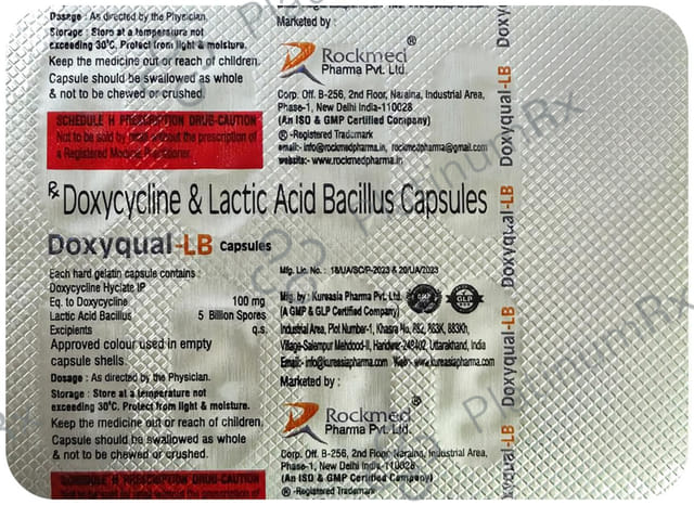 Doxyqual LB 100mg Capsule 10s