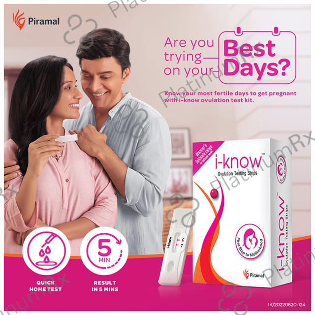 I Know Ovulation Testing Strip Kit 5s