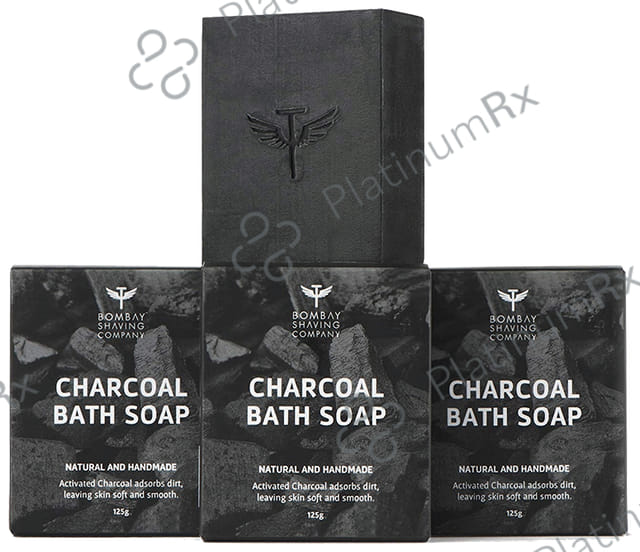 Bombay Shaving Company Charcoal Bath Soap (125gm Each) 3 units