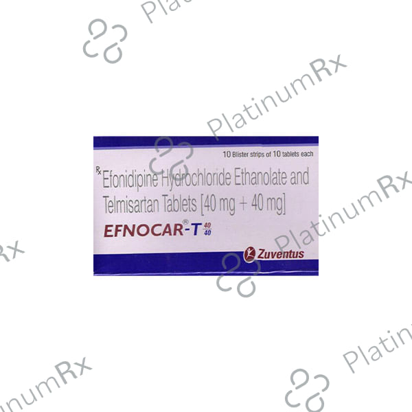 Efnocar T 40/40mg Tablet 10s
