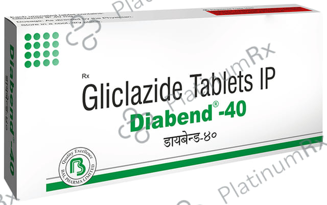 Diabend 40mg Tablet 10s