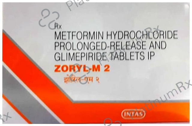 Zoryl M 2/500mg Tablet PR 20s