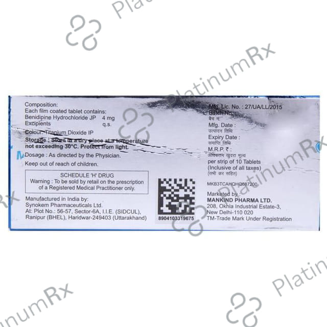 Bengreat 4mg Tablet 10s