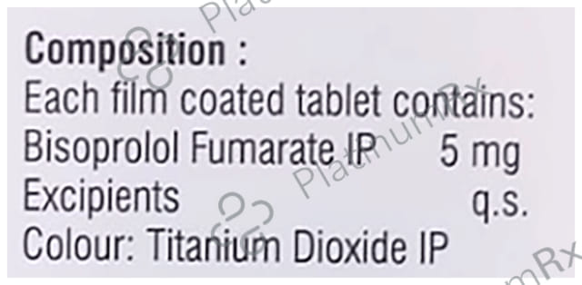 Bisoprolin 5mg Tablet 10s