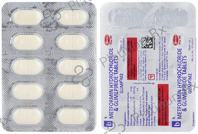 Glimp M 2/500mg Tablet 10s