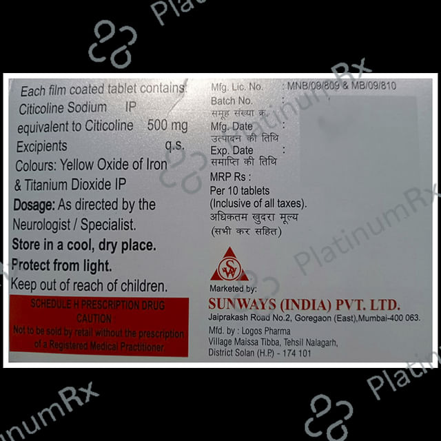 Citimet 500mg Tablet 10s