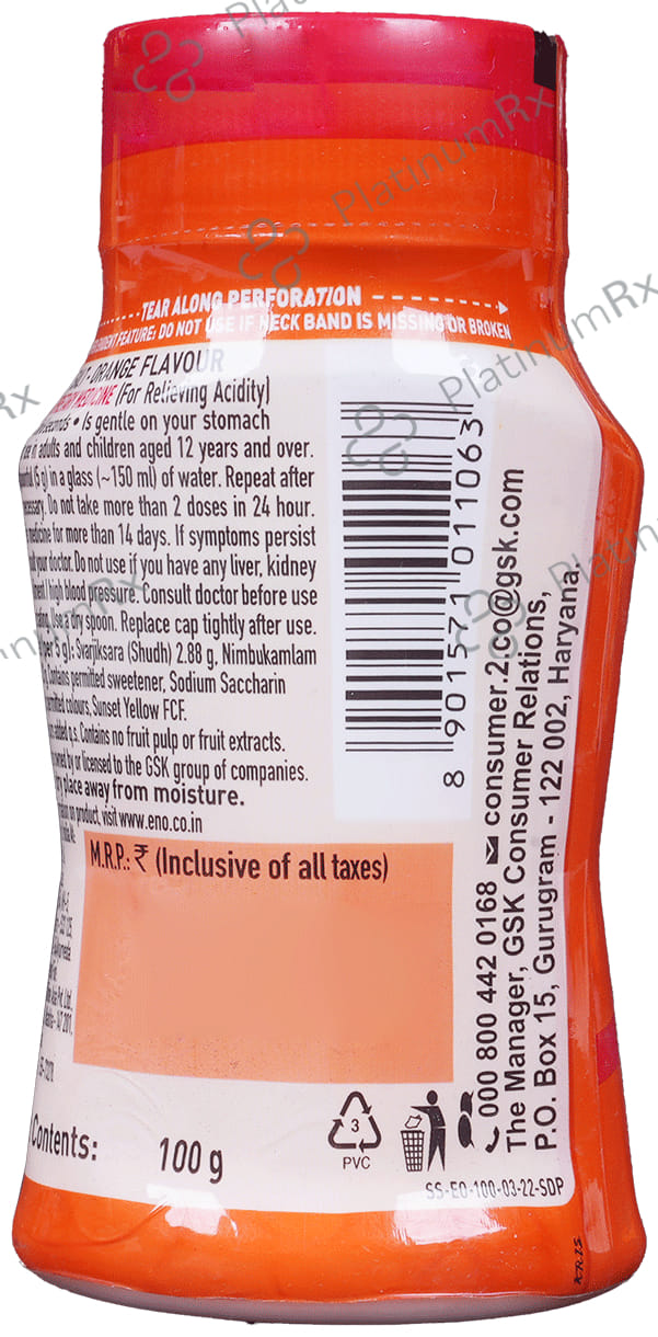 Eno Flavour Orange Powder 100gm