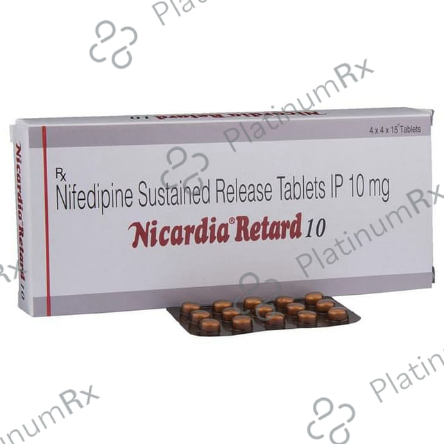 Nicardia Retard SR 10mg Tablet 15s