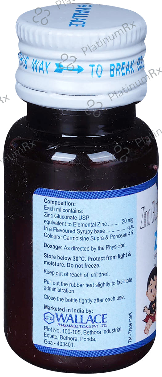 ZN 20mg Shahi Gulab Flavour Oral Drops 15ml