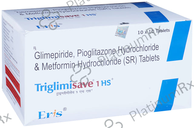 Triglimisave 1 HS Plus Tablet SR 10s