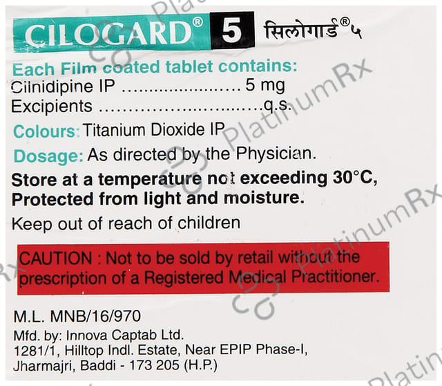 Cilogard 5 Tablet