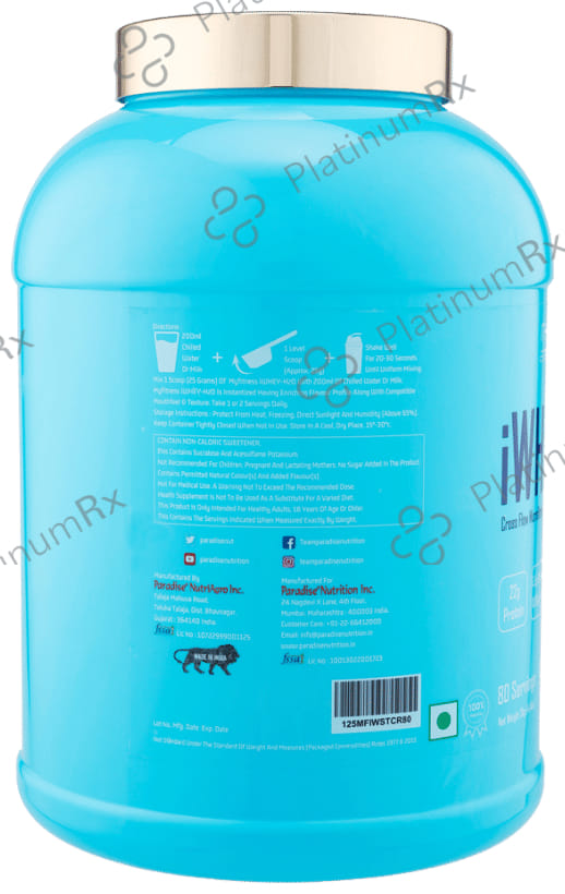 Myfitness iWhey - H2O Powder Strawberry Creme 2 kg