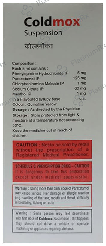 Coldmox Oral Suspension