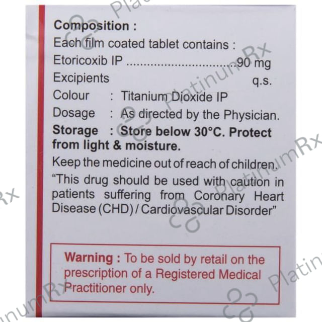 Etorvel 90mg Tablet 10s