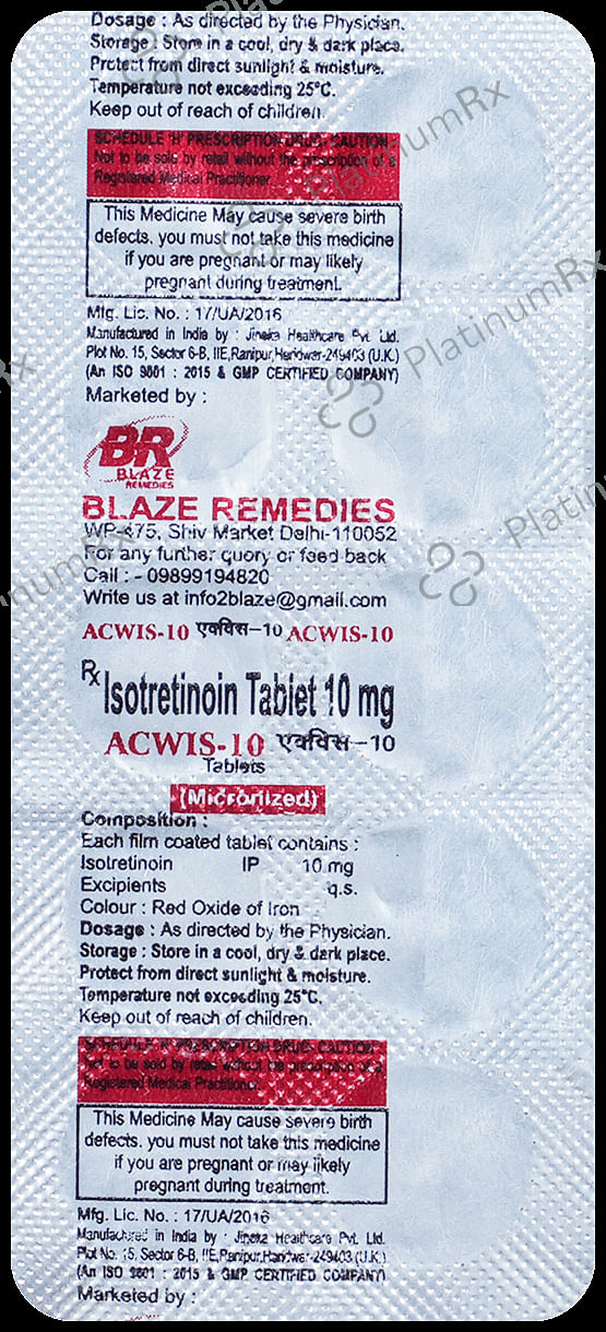 Acwis 10mg Tablet