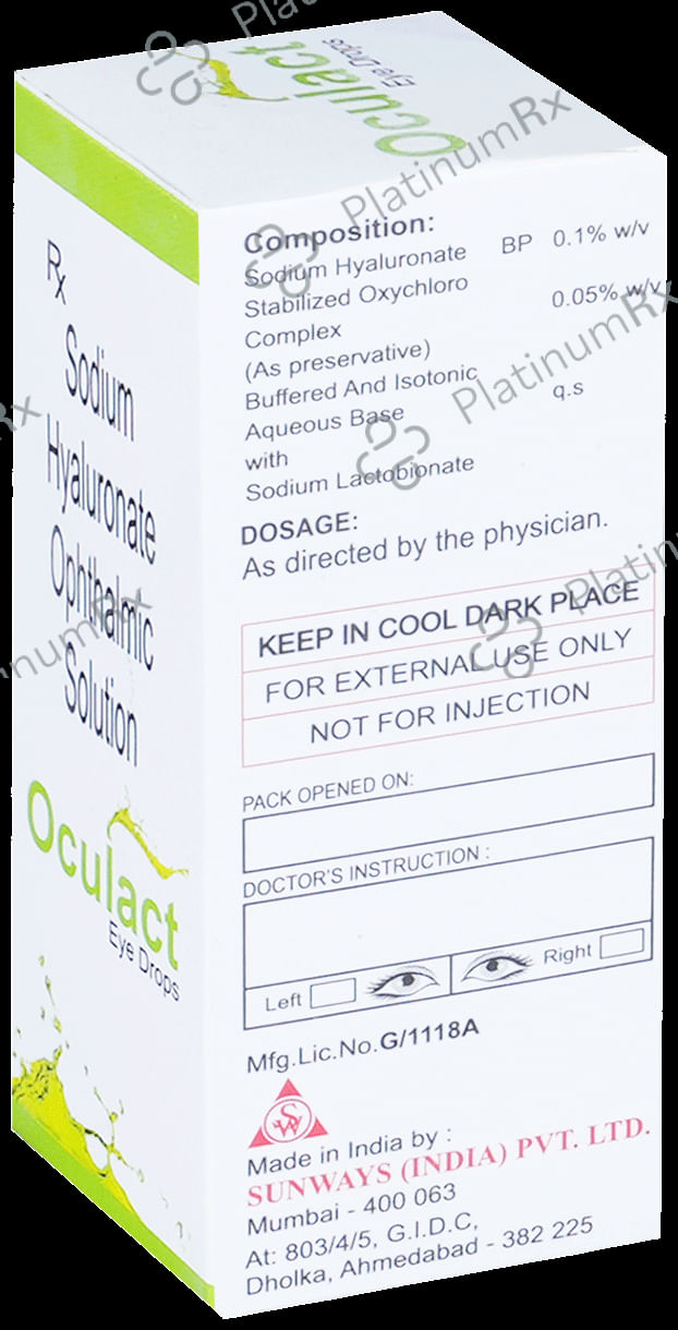Oculact 0.1% Eye Drop 5ml