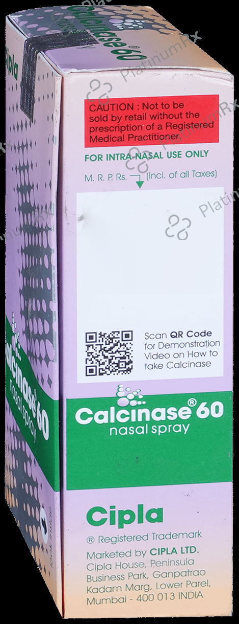 Calcinase 60 Nasal Spray