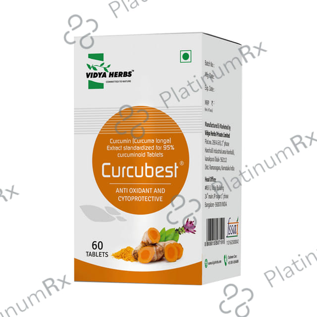 Vidya Herbs Curcubest Tablet