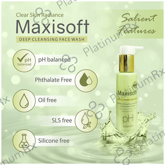 Maxisoft Deep Cleansing Face Wash (100 ml Each) 1 Bottle