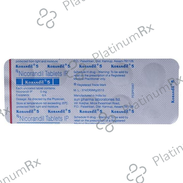 Korandil 5mg Tablet 10s