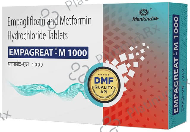 Empagreat M 1000mg Tablet 10s