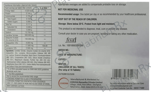 Trazer M Forte Tablet 10s