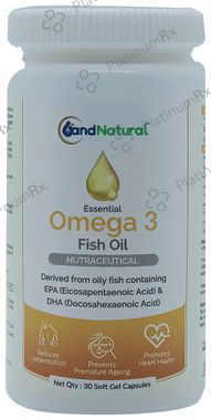 6th and Natural Essential Omega 3 Fish Oil Capsule 30s