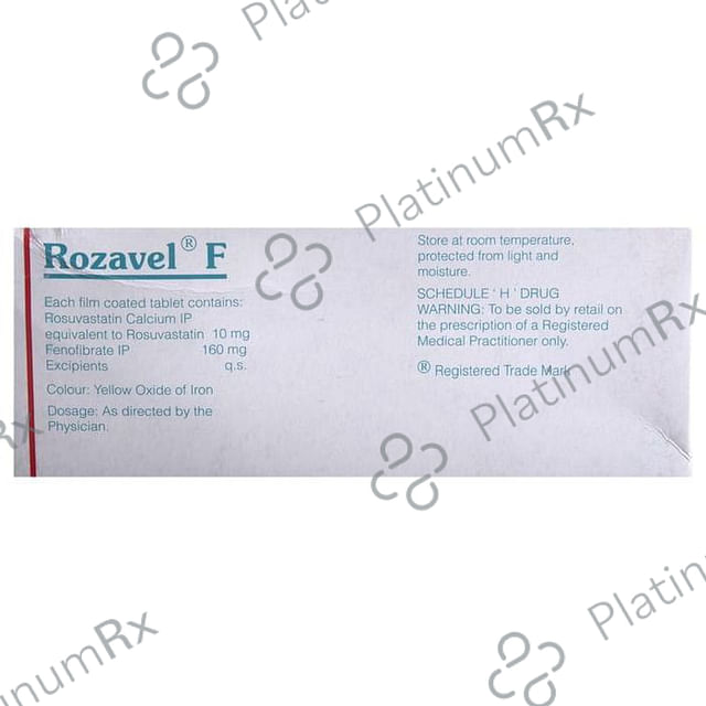 Rozavel F 160/10mg Tablet 10s