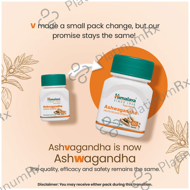 Himalaya Ashvagandha 250mg Tablet 60s