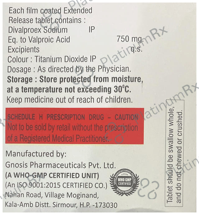 Daxwin 750mg Tablet ER 10s