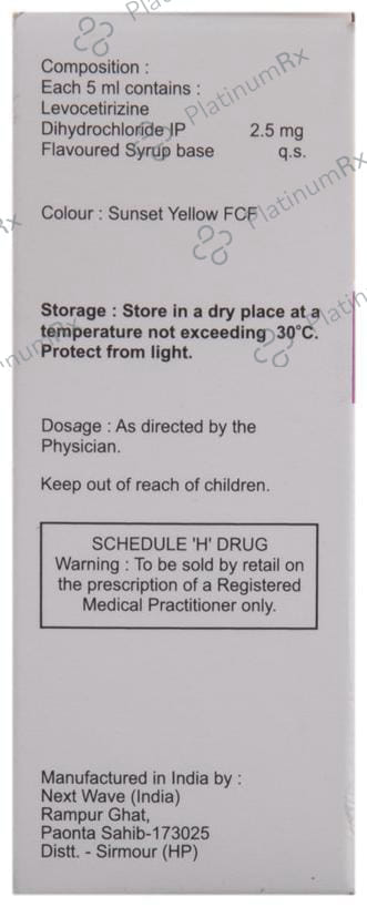 Lecope 2.5mg Syrup 30ml