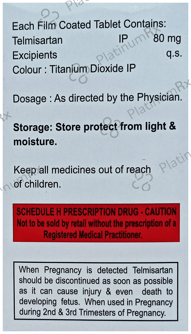 Telangle 80mg Tablet 15s