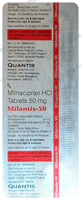 Milantis 50mg Tablet 10s
