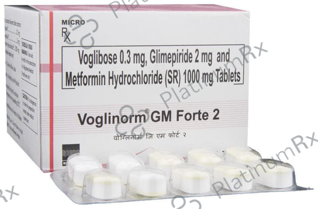 Voglinorm GM Forte 2 Tablet SR 10s