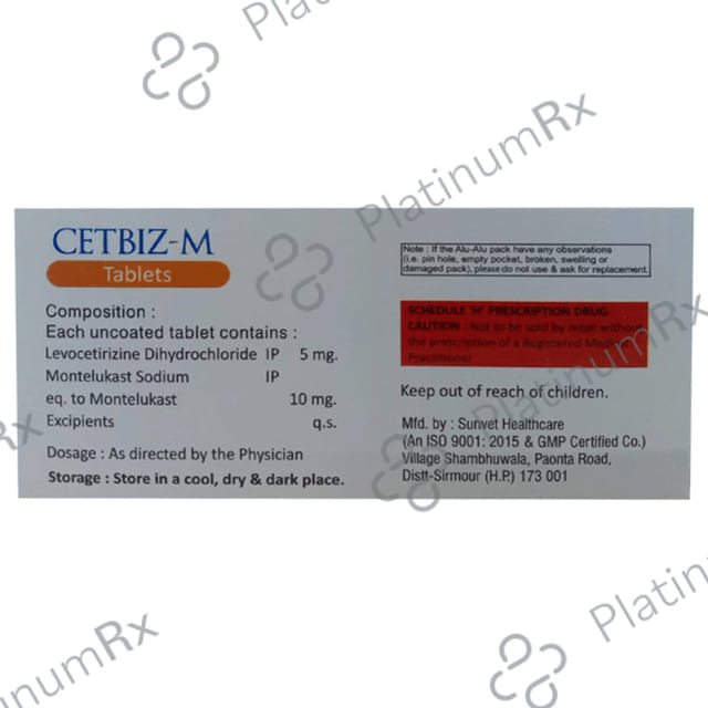 Cetbiz-M Tablet