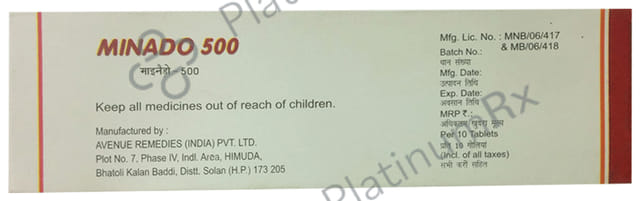 Minado 500 Tablet 10s