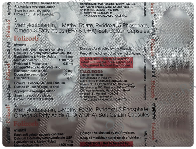 Folizorb Capsule 15s