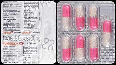 Fungikem 200mg Capsule 7s