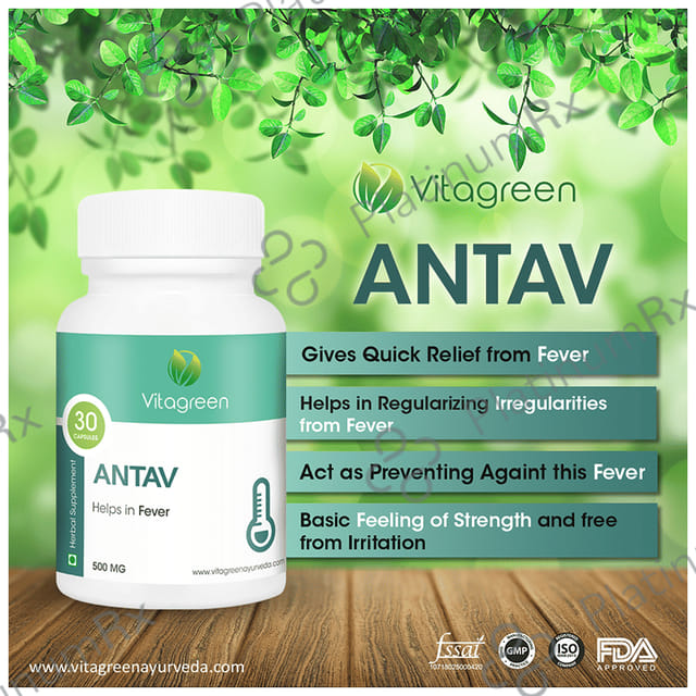 Vitagreen Antav 500mg Capsule