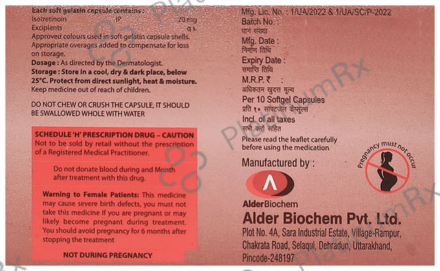 Isot 20 Soft Gelatin Capsule