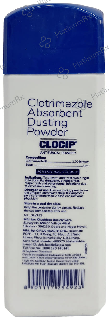 Clocip 1% Dusting Powder 100gm