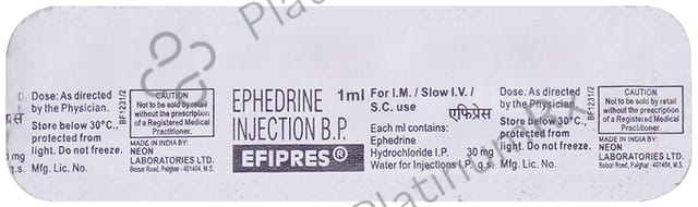 Efipres 30mg Injection 1ml