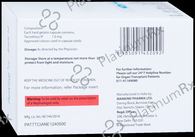 Pangraf 1mg Capsule 10s