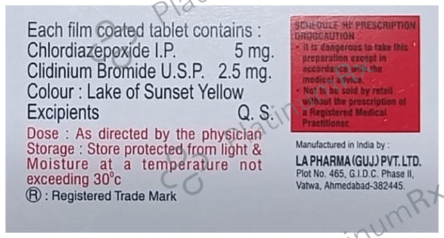 Cinipox 5mg/2.5mg Tablet