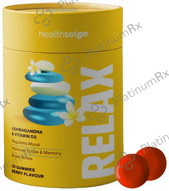 HealthSetGo Relax Gummies Berry