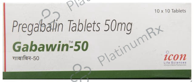 Gabawin 50 Tablet 10s