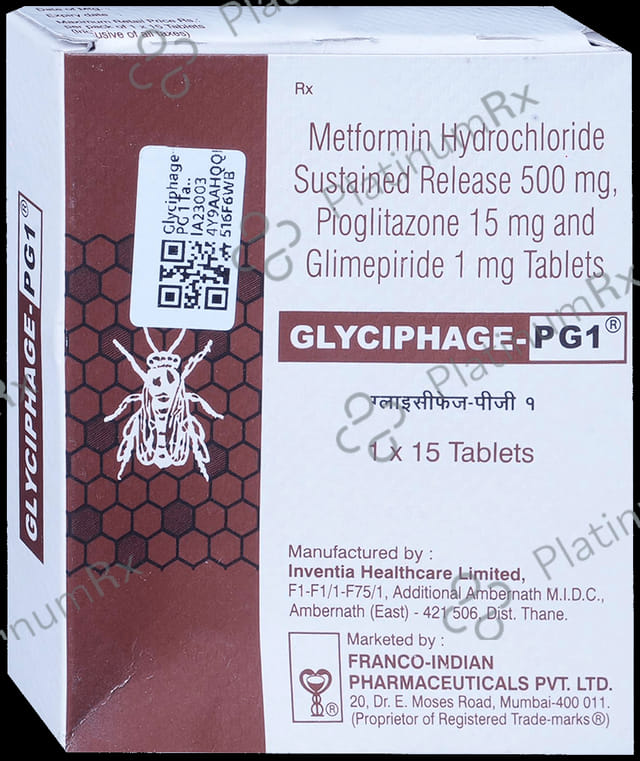 Glyciphage PG 1mg Tablet SR 15s