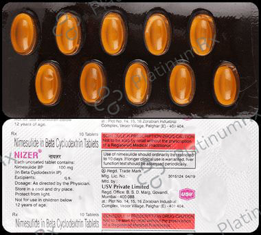Nizer 100mg Tablet 10s